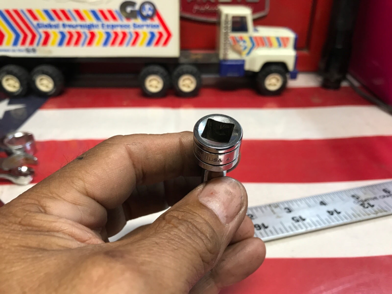 snap on socket deep 1/4” 3/8” drive 6 points SFS081 2222