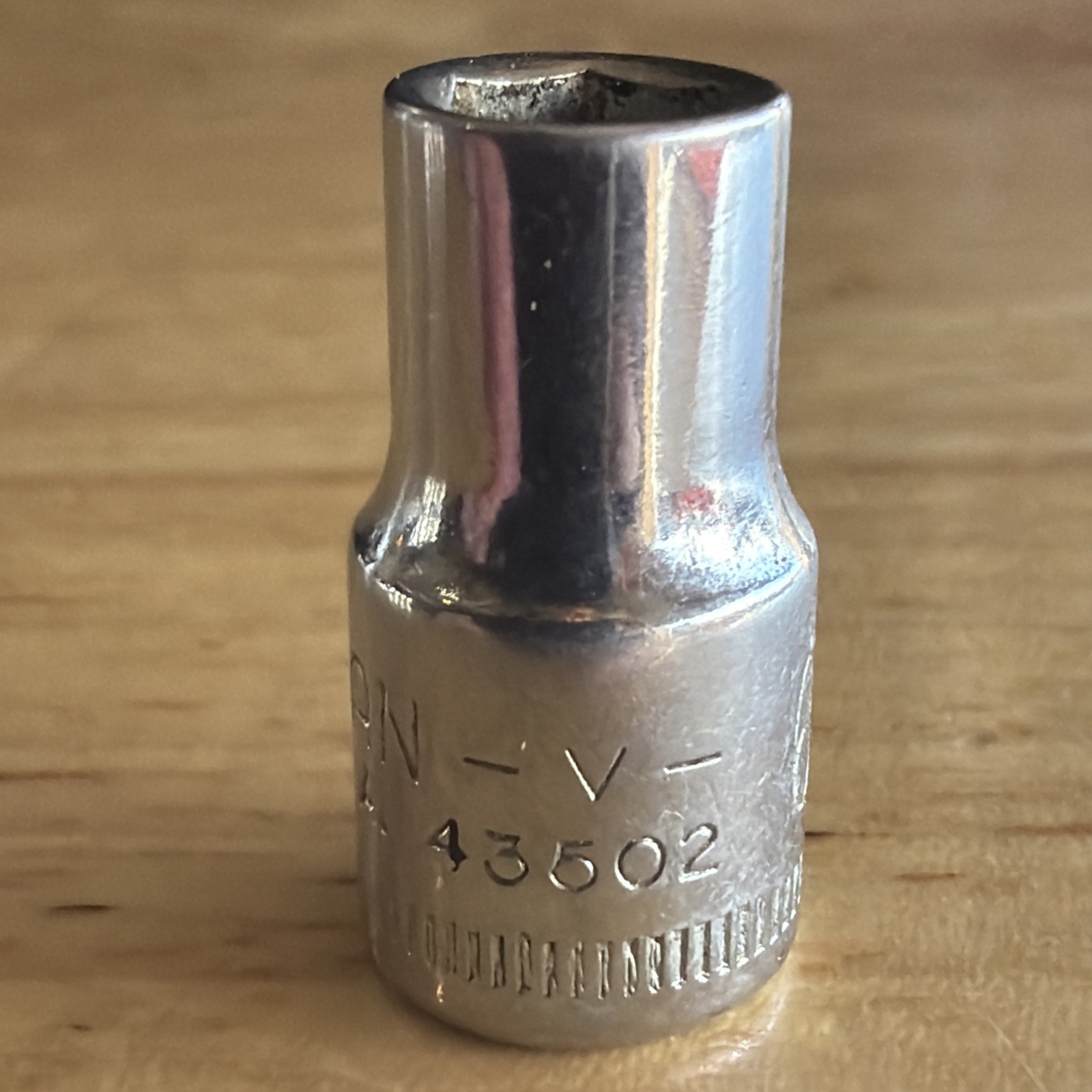 Craftsman 6mm Shallow Socket 1/4″ Drive 6 Point V Series 43502 Made in USA