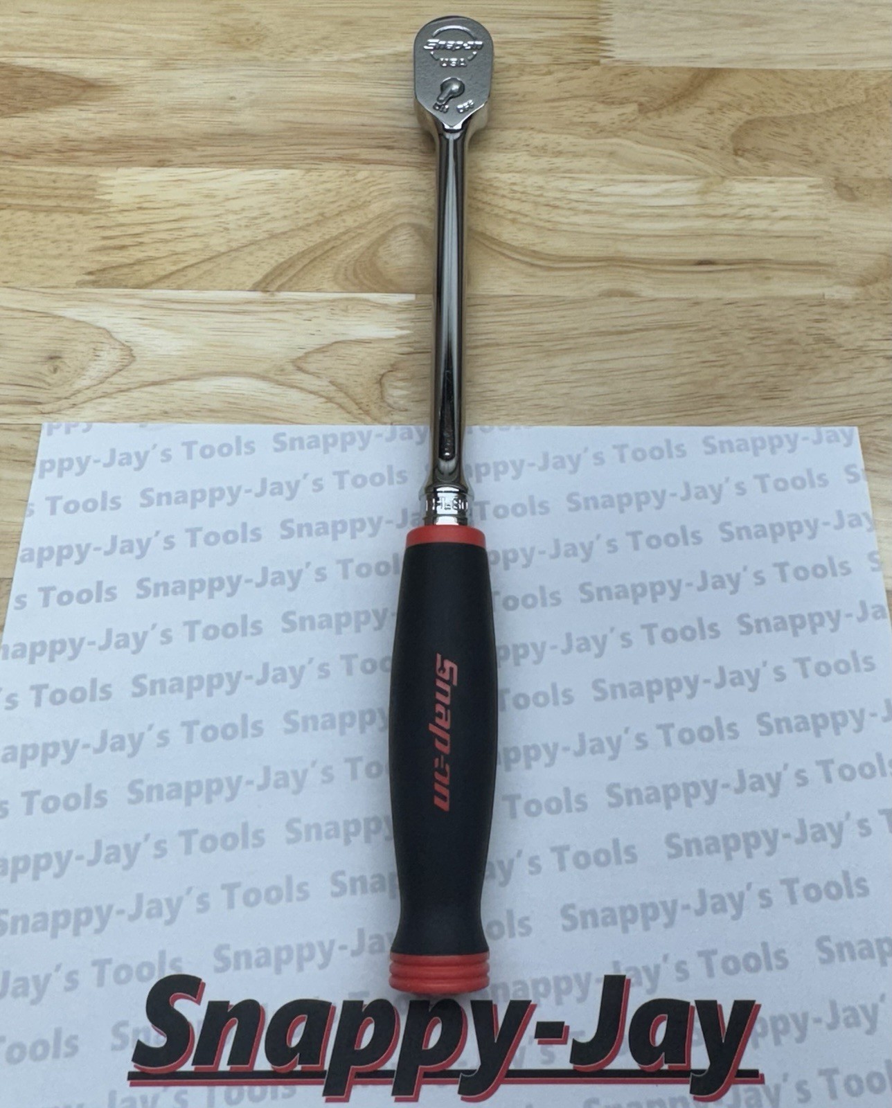 Snap-on Tools USA NEW RED 3/8” Drive DUAL 80 Soft Grip Long Handle Ratchet FHL80