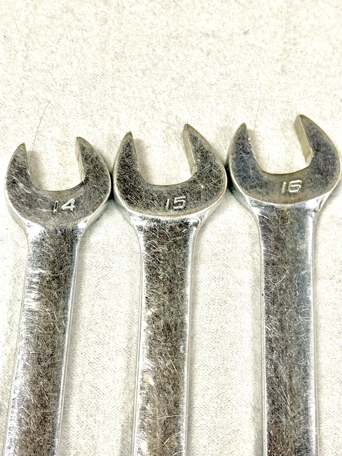 Snap On OEXLM Metric Long Combination Wrench Set 10mm-19mm Flank Drive Hand Tool