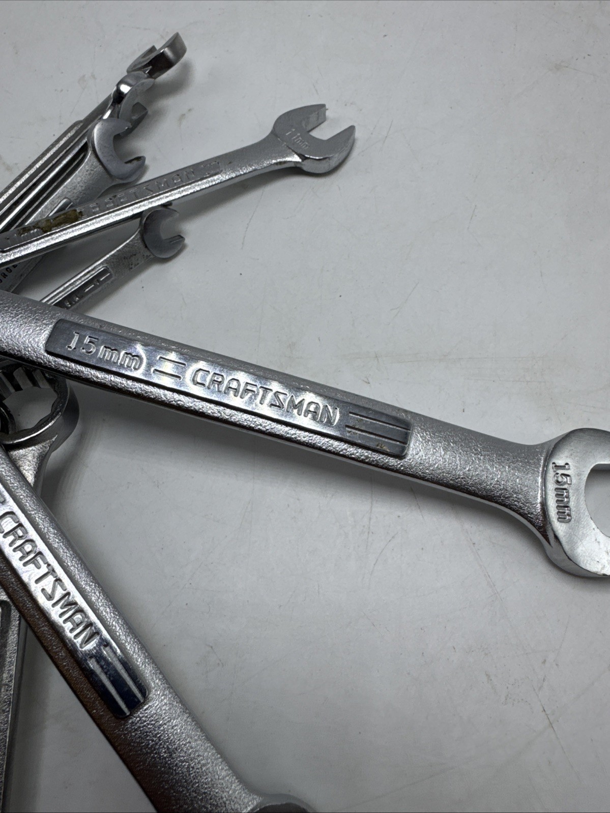 Craftsman Overdrive 11 Piece Metric Combination Wrench Set 6mm – 19mm USA