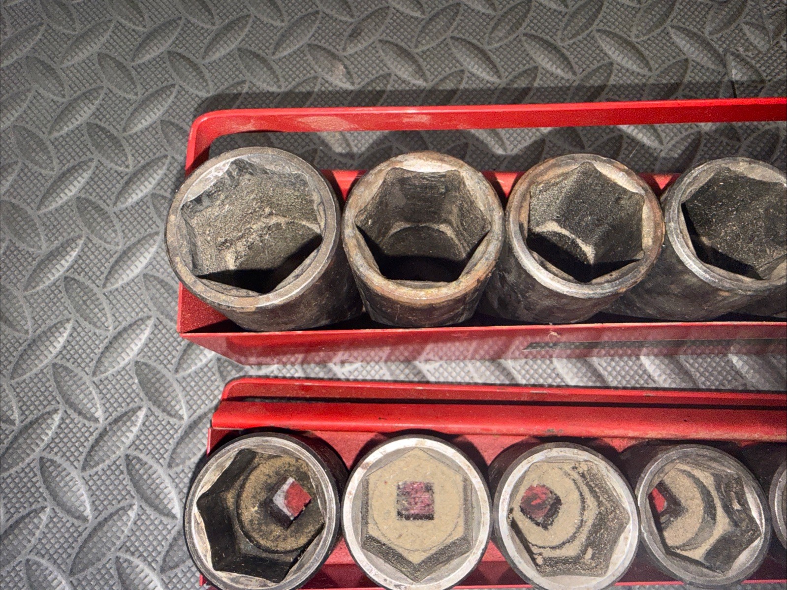 Mac Tools 28pc 1/2” SAE Impact Socket Sets Shallow And Deep 3/8 To 1 -1/4