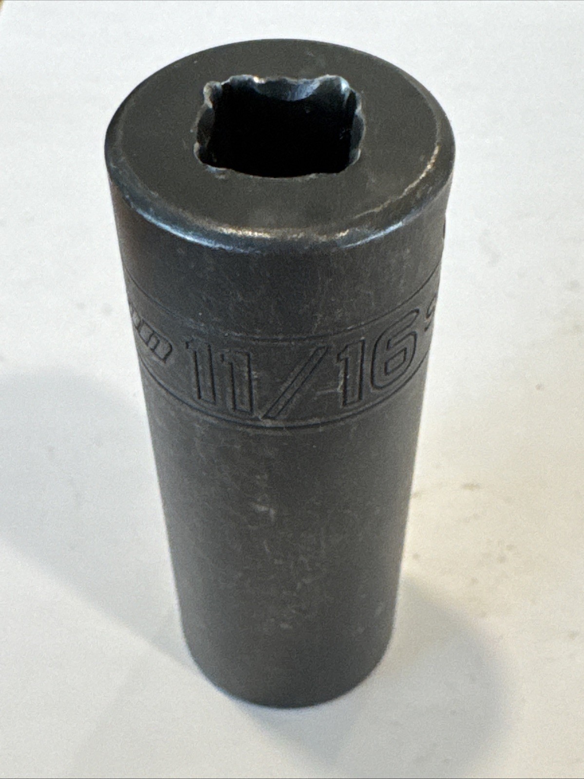 Snap-on Tools 3/8″ Drive 11/16″ SAE Deep 6 Point Impact Socket SIMF220 USA
