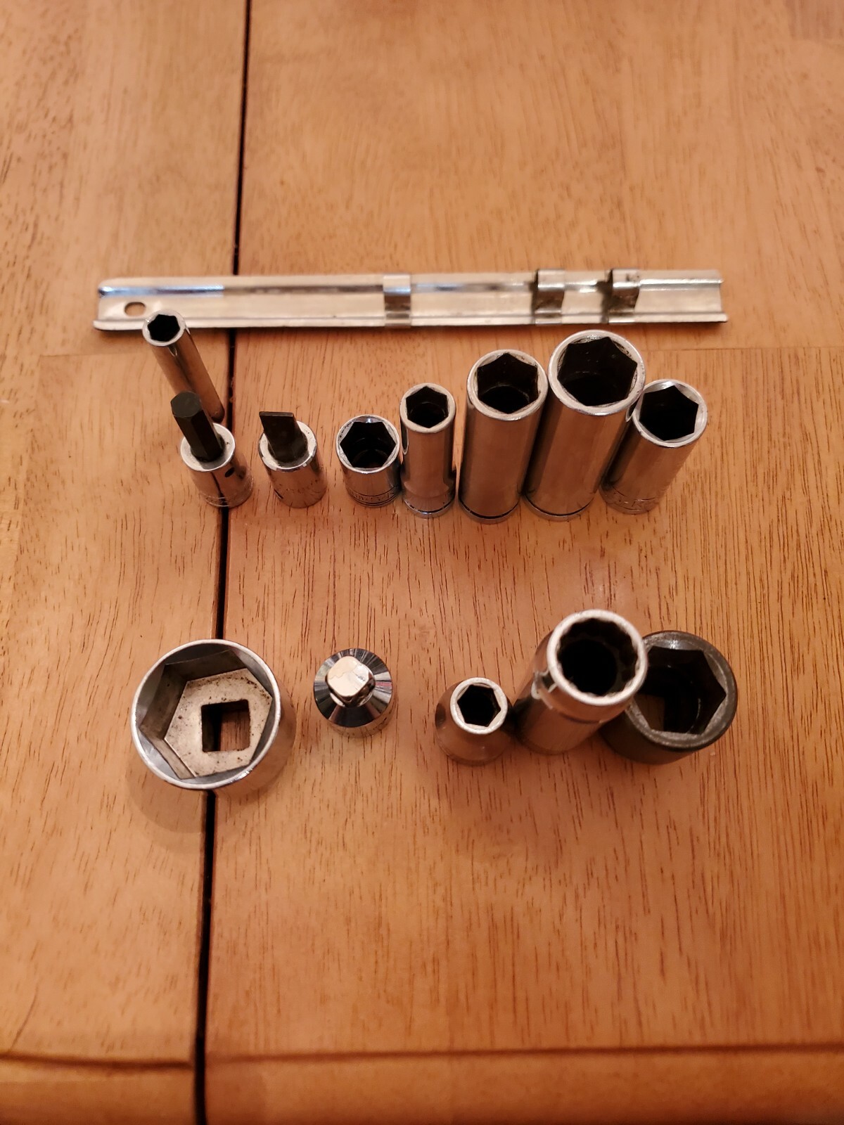Snap On Mac Matco Cornwell S.K Chrome Vanadium Misc Sockets Lot Of 13