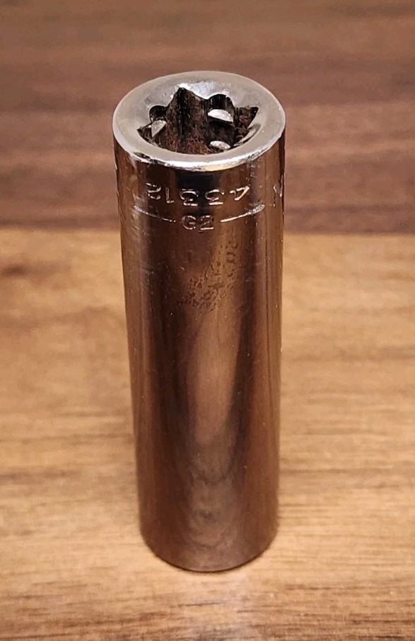 Craftsman USA 1/2″ Deep Well Socket 12 Point 3/8″ Drive Inverted G2 43312