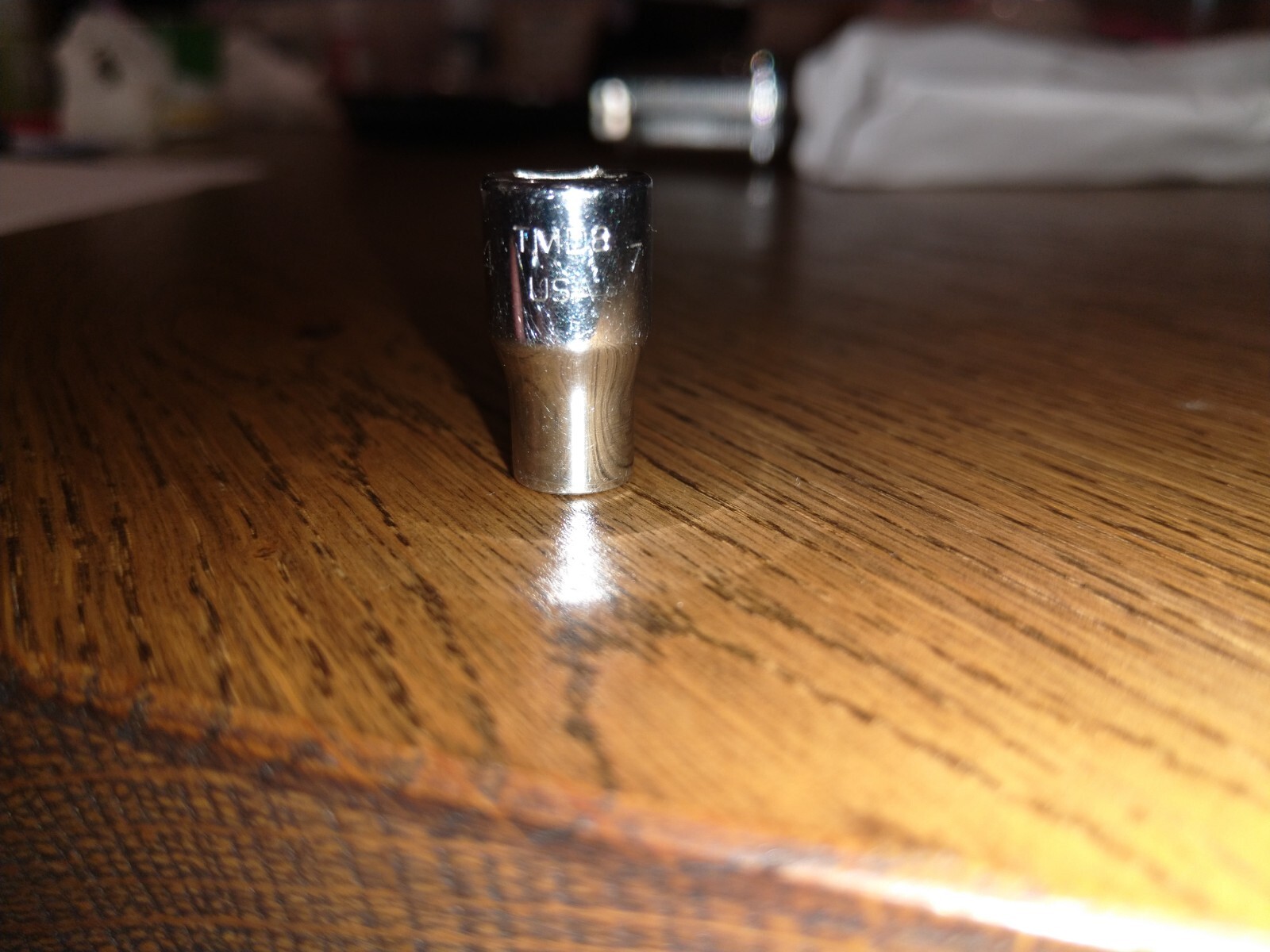 Snap-on USA TMD8 1/4” Drive 12 Point SAE 1/4” Flank Drive Shallow Socket