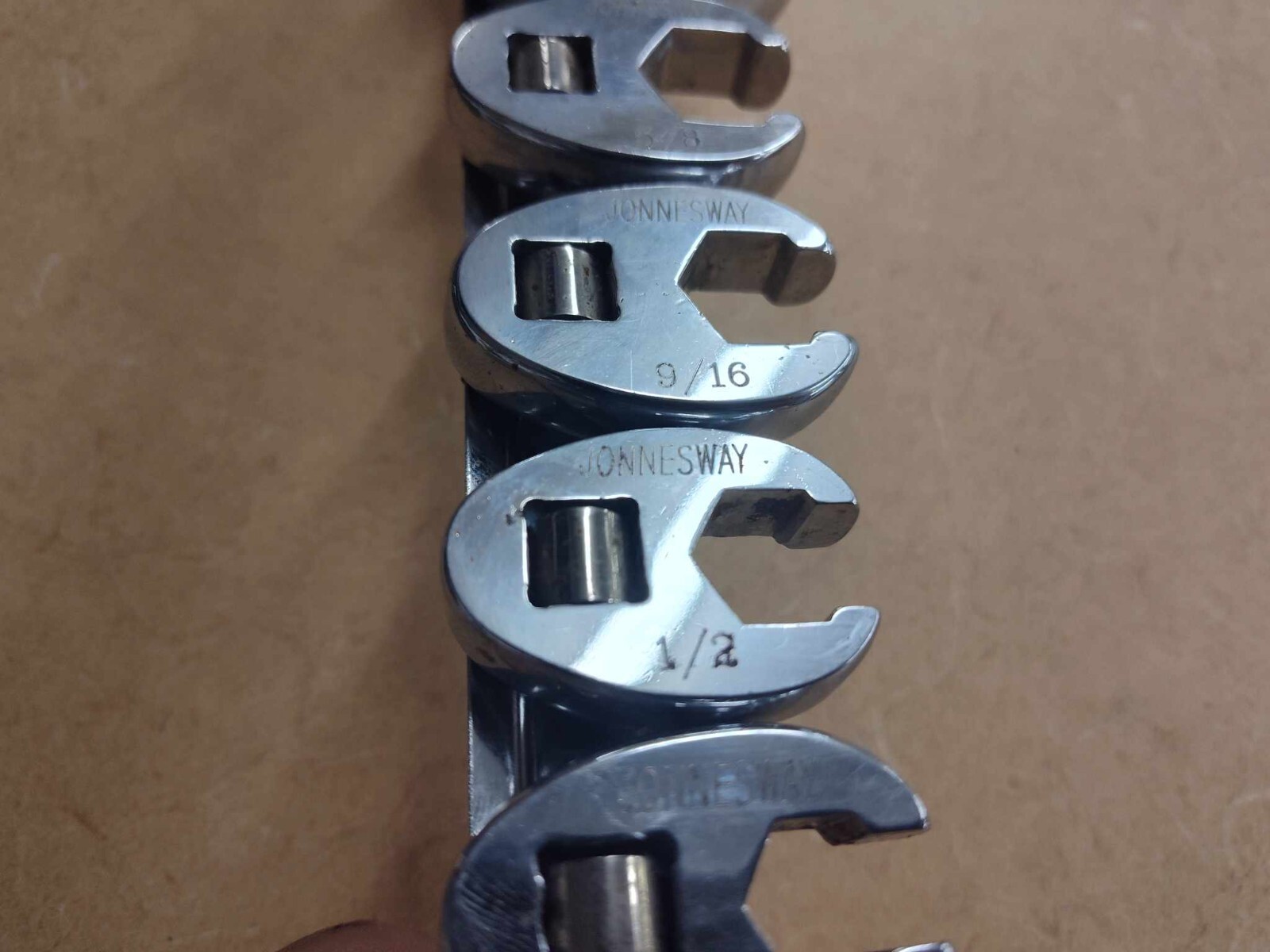 JONNESWAY 3/8″ DRIVE CROWFOOT WRENCH SET SAE 8pc set
