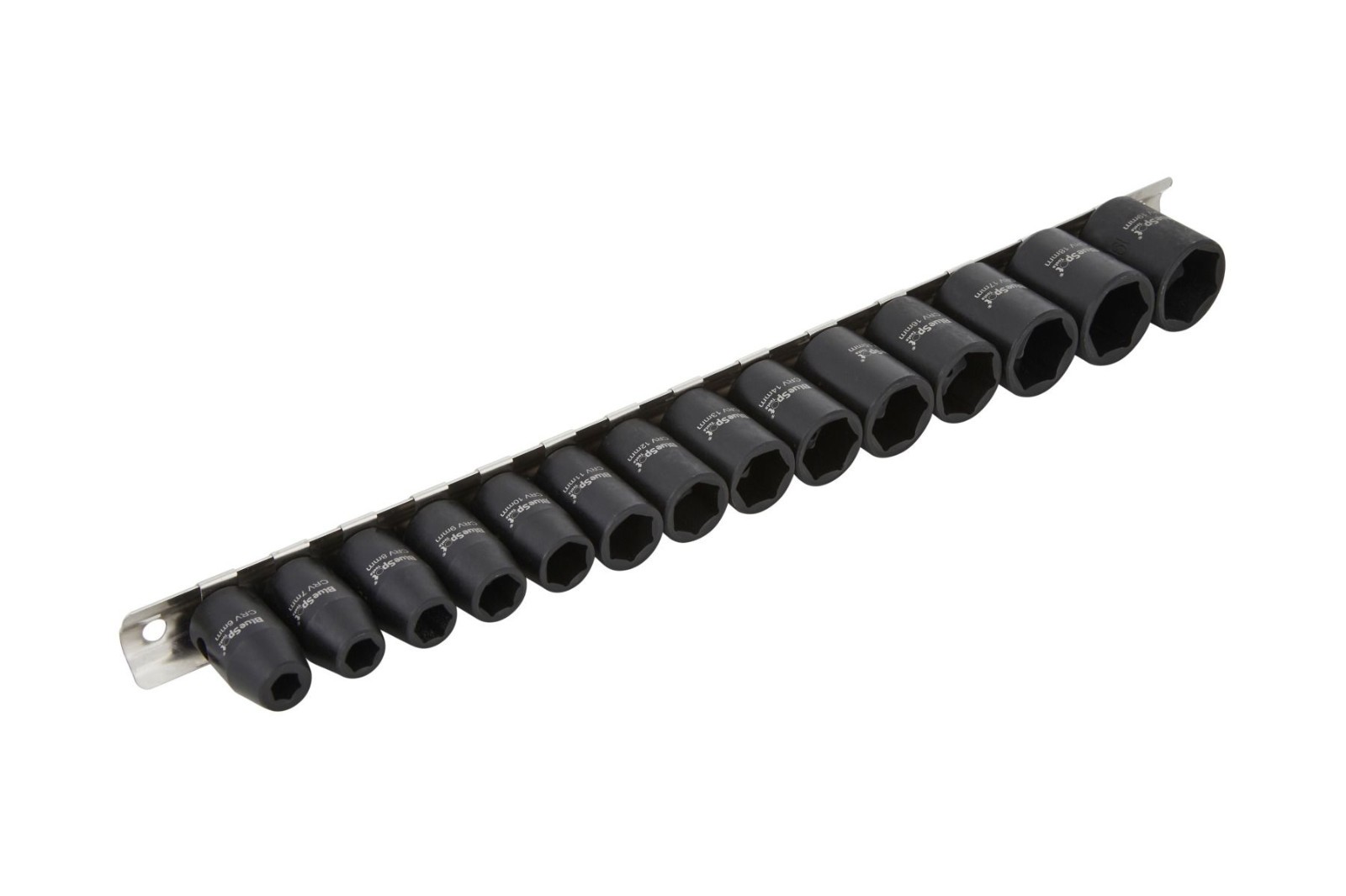 Blue Spot Tools 14Pce Stubby Short IMPACT 6-19mm Socket Set 3/8 Drive