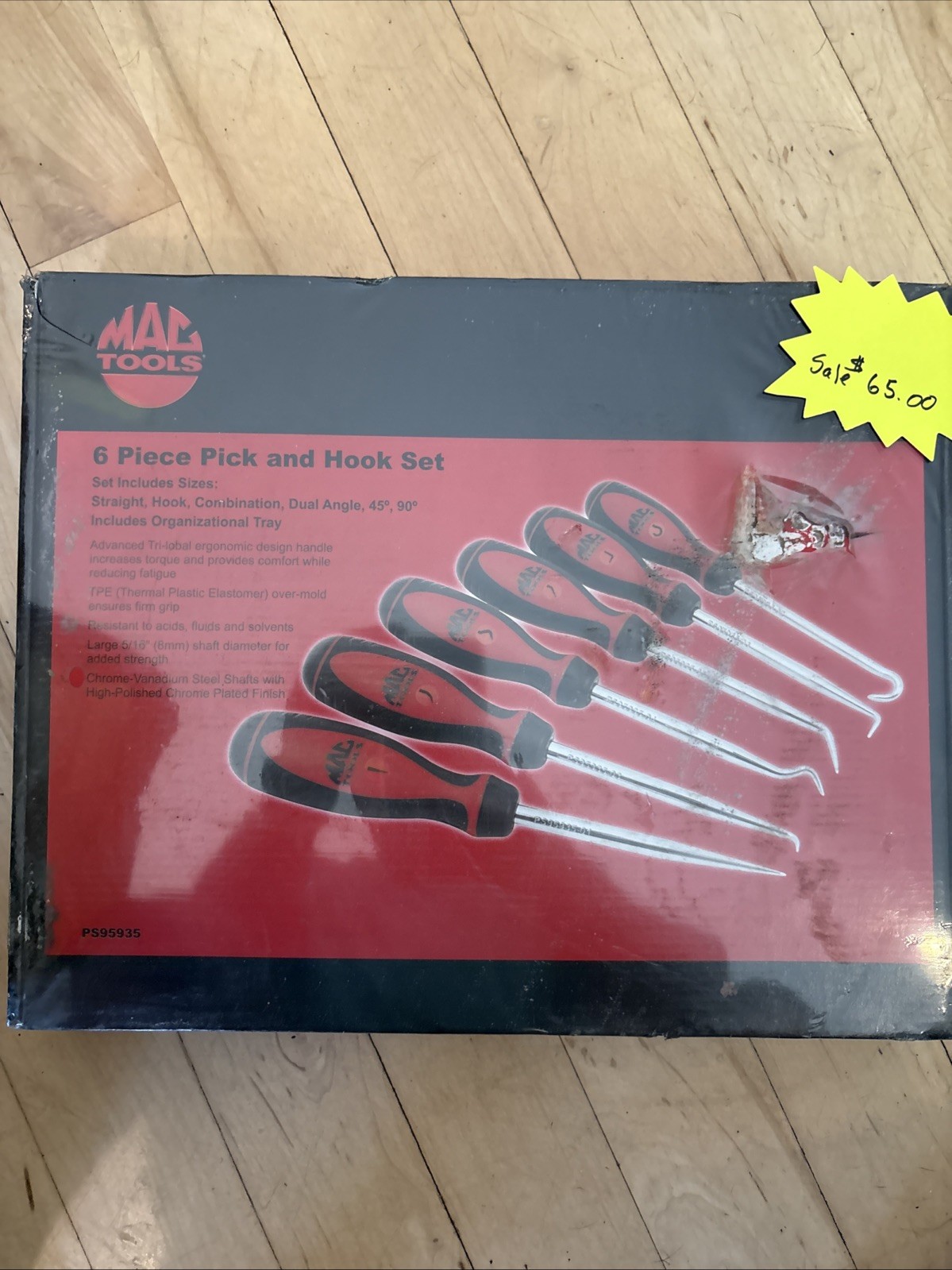 Mac Tools Six Piece Pick And Hook Set