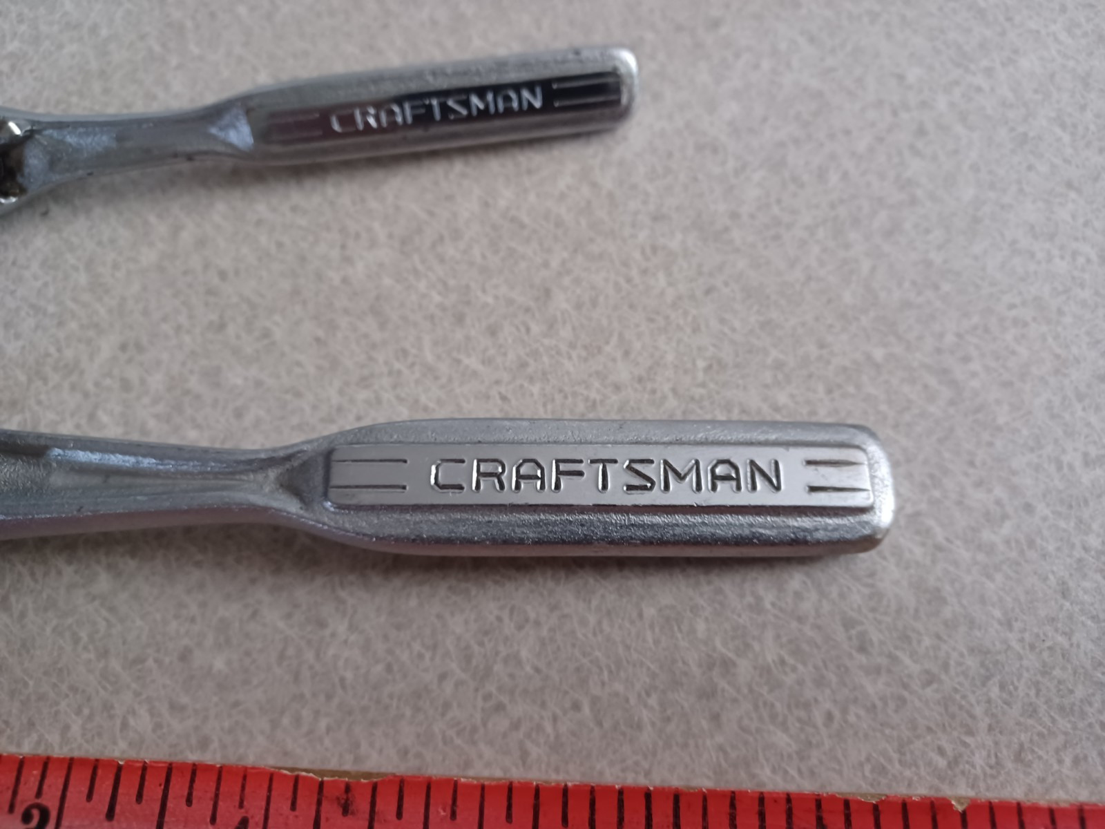 Vintage Craftsman USA 3 Piece Ratchet 1/4” 3/8” 1/2” Drive 44975 43185 oil port