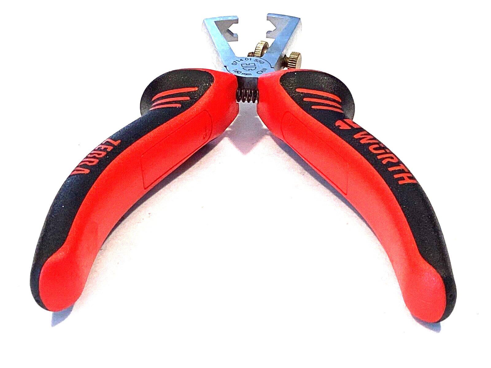 Wurth Zebra 6.5” Wire Stripping Pliers Spring Loaded Comfort Grips 071401550 NEW