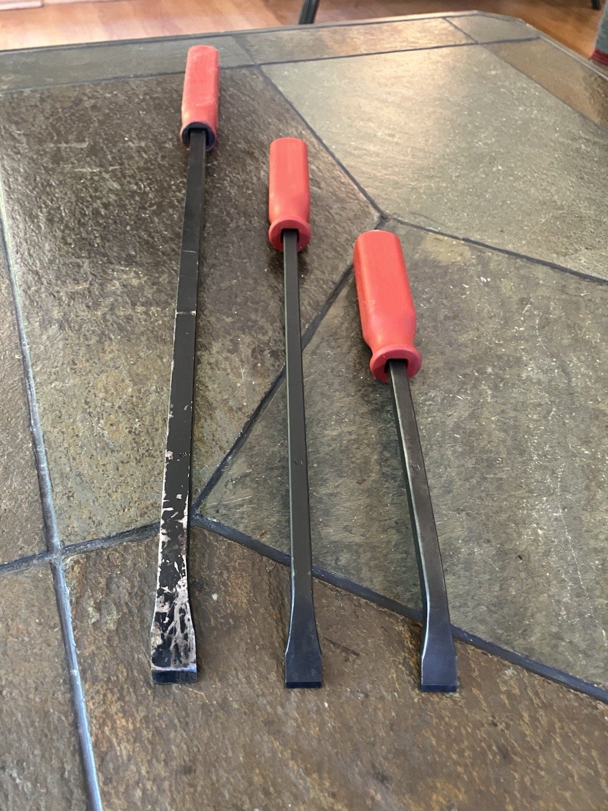 Craftsman 43383 43370 43369 3 Pc. Strike Cap Pry Bar Set 12″ 17″ 25″ / USA