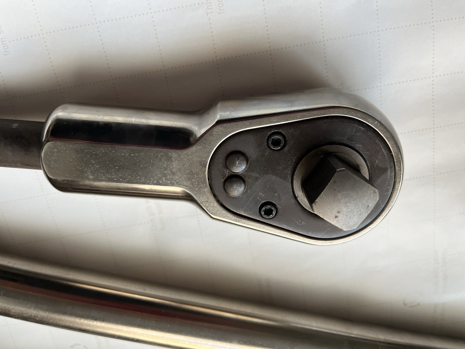 Porsche center lug tool and Click Ratcheting Torque Wrench Adapter