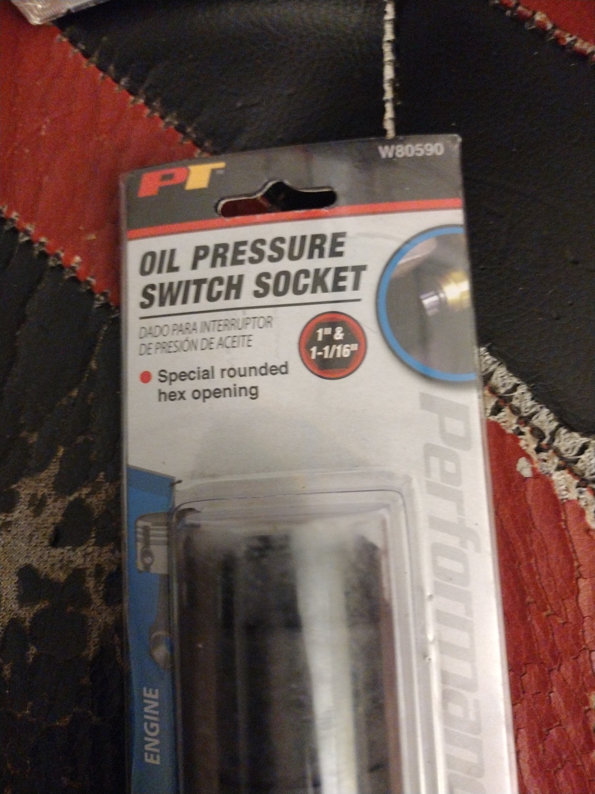 W80590 Oil Pressure Switch Socket – Heat-Treated Steel, Ideal for GM & Chrysler