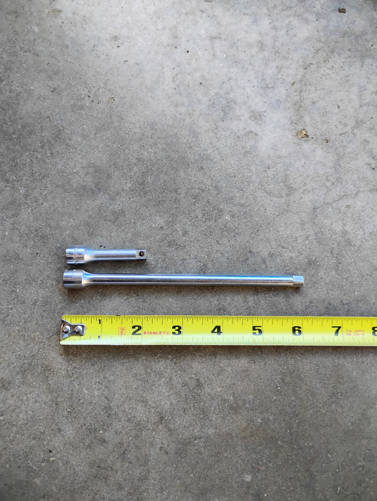 Thorsen 53M & 50M 1/4″ Drive 6″ & 2″ Socket Extension Vintage USA Made