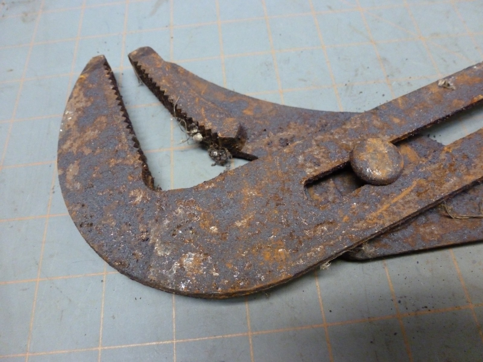 RUSTY! Channellock 480 20″ Huge Straight Jaw Tongue & Groove Pliers -USA MADE