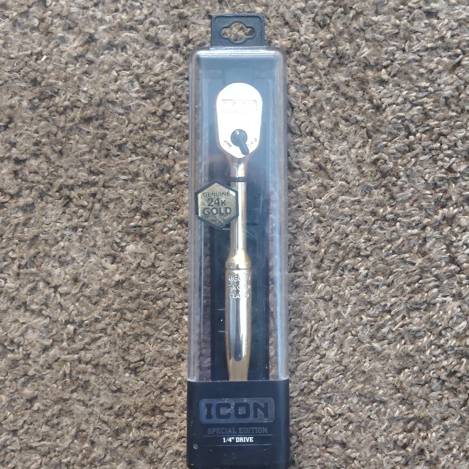 Icon 1/4 Inch Special Edition 24k Gold Plated Ratchet