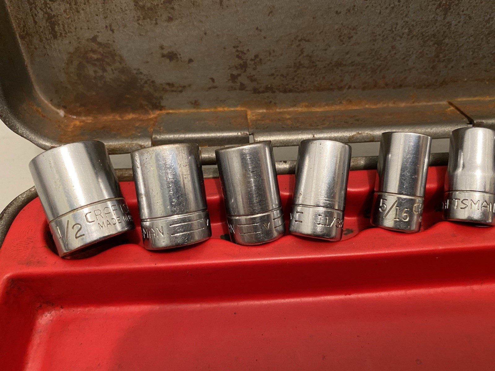 Vintage Craftsman 1/4”-Drive 14pc Socket Ratchet Set