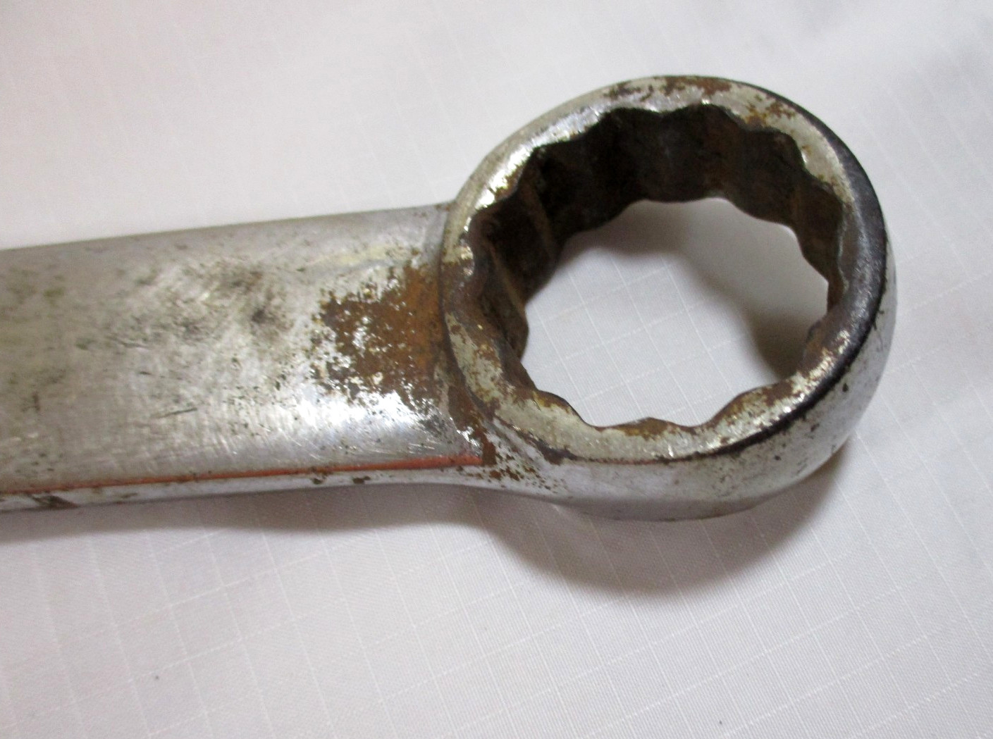 Vintage SNAP-ON Tools 1 1/8″ Combination Wrench~OEX36~USA~Underlined Logo~USED