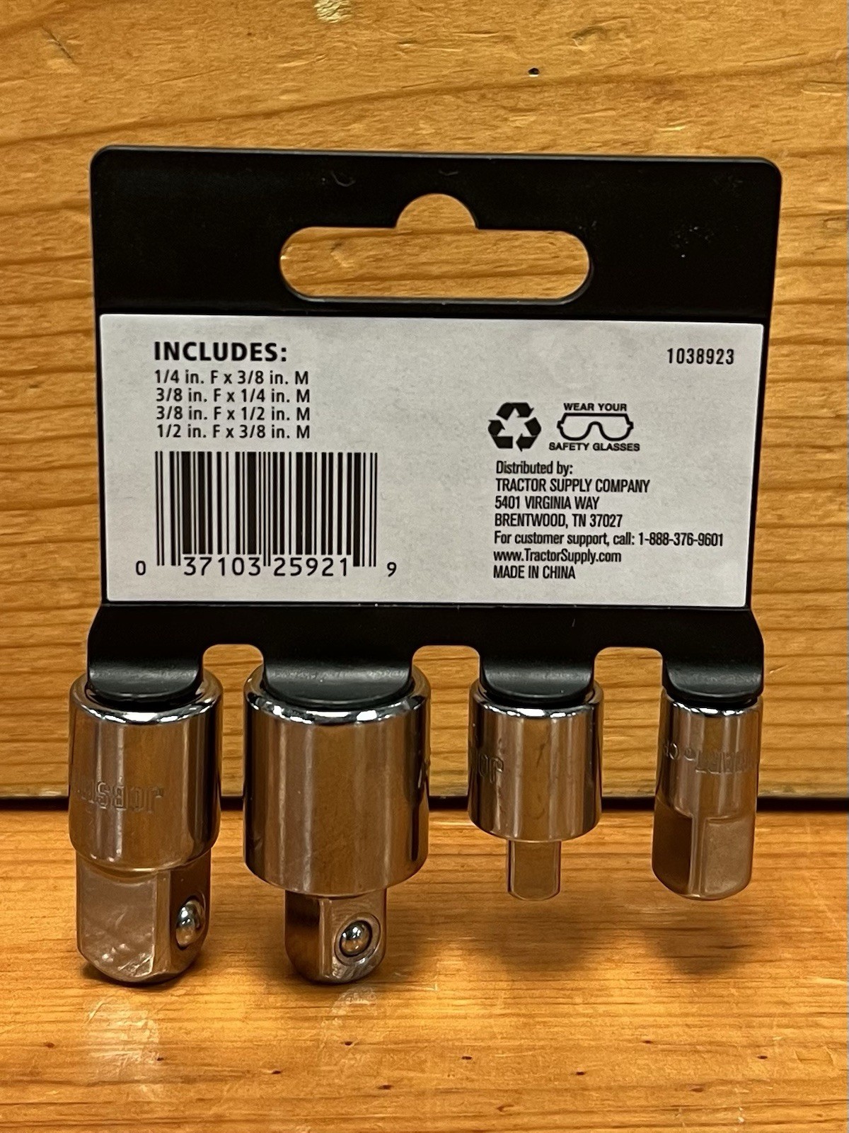 JOBSMART 4 Piece Adapter Set 1038923