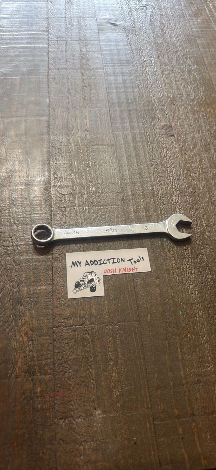 Mac tools 16mm wrench M16CWR great shape no owner markings