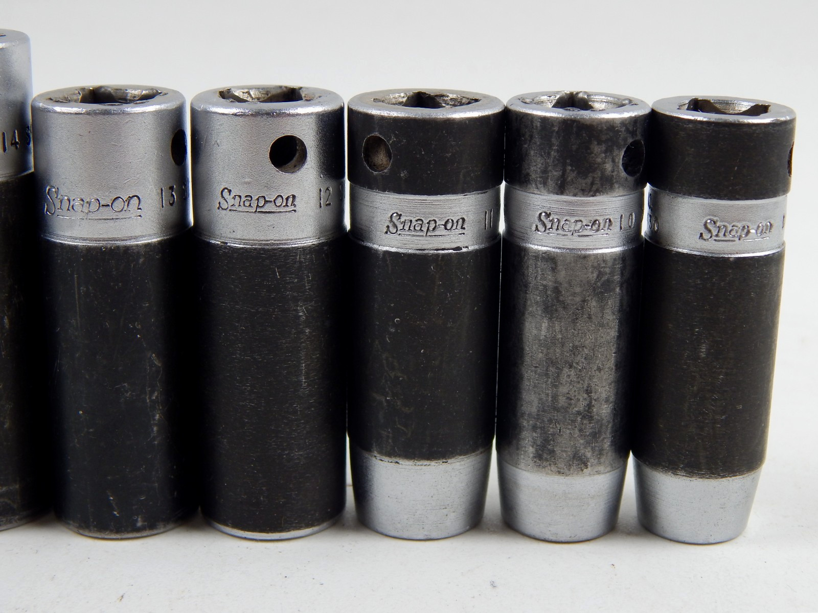 Snap-on SIMFM 3/8” Drive 9mm-19mm Metric Deep Impact Socket Set 11pc 6pt USA