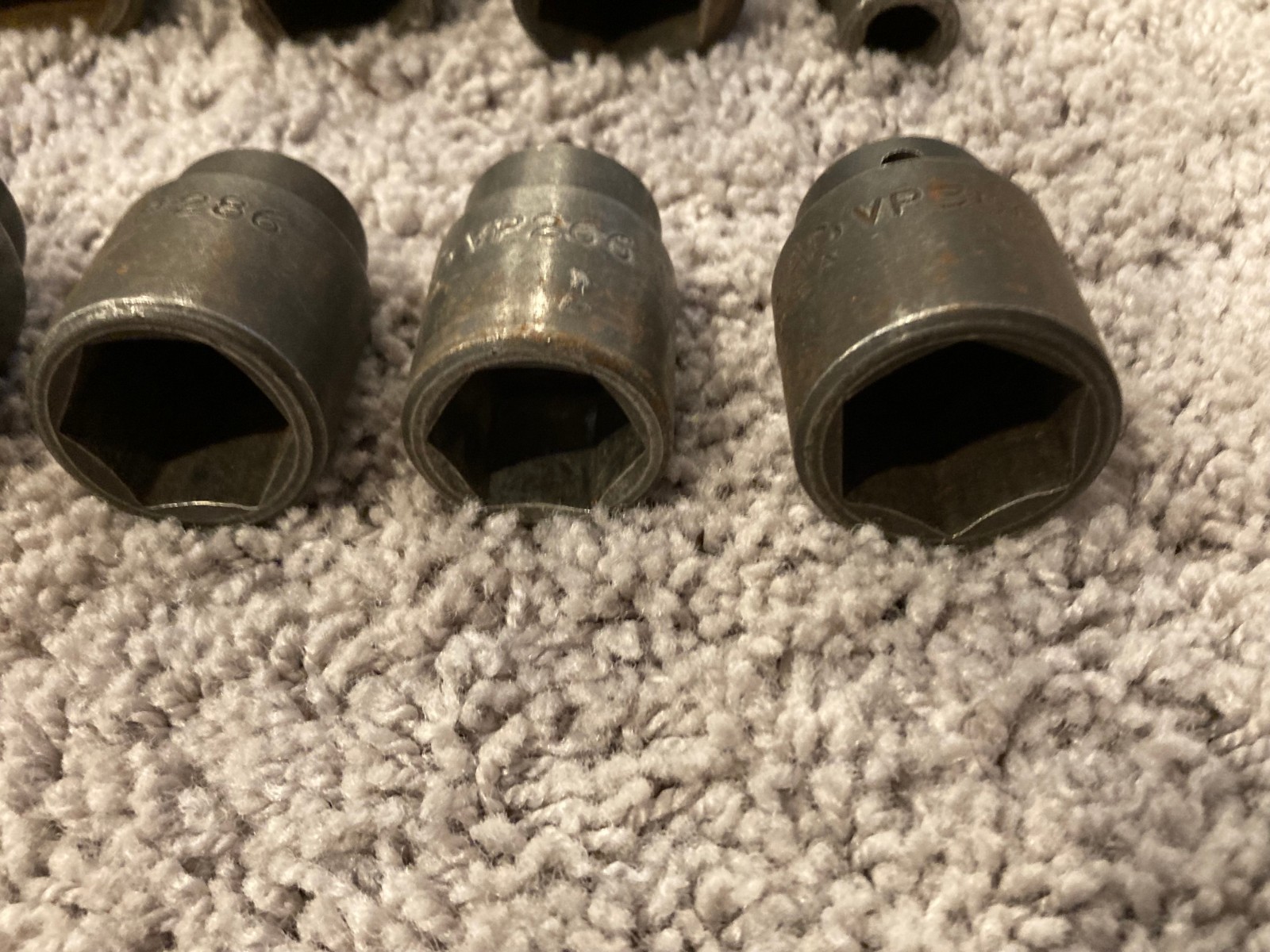 Mac Tools 10 Pcs Sea Impact Socket Set 6-Point 1/2DR 1/8 Others