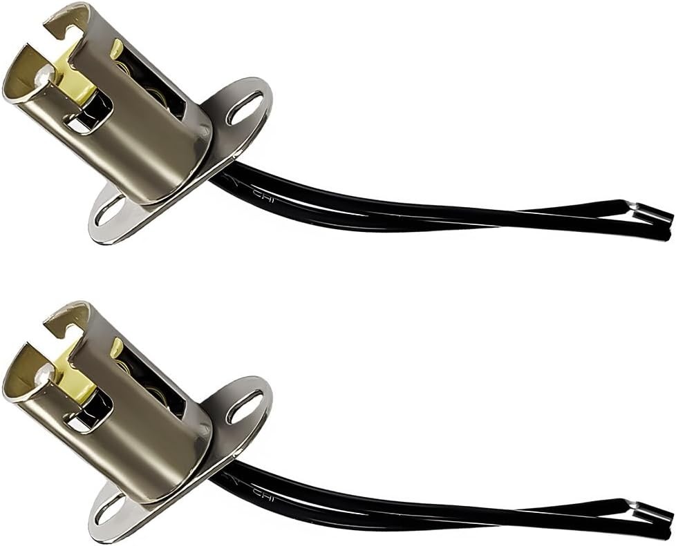 2 PCS Car Bulb Socket, BAY15D 1157 LED Light Snap-in Socket BAY15D(1157)