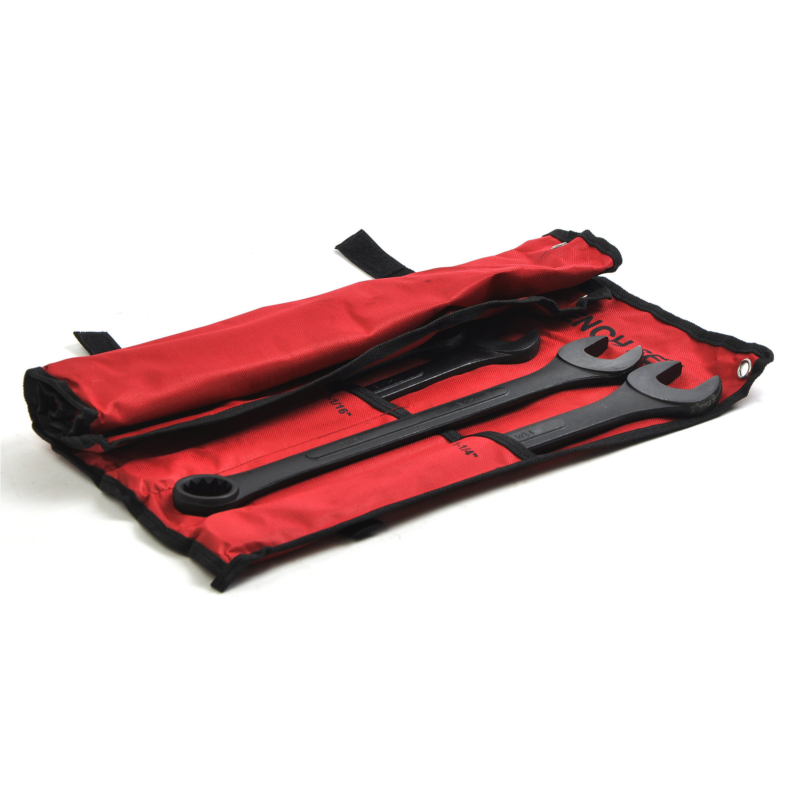 16pcs Combination Wrench Set SAE 1/4″ to 1-1/4″ with Roll Up Pouch Raised Panel