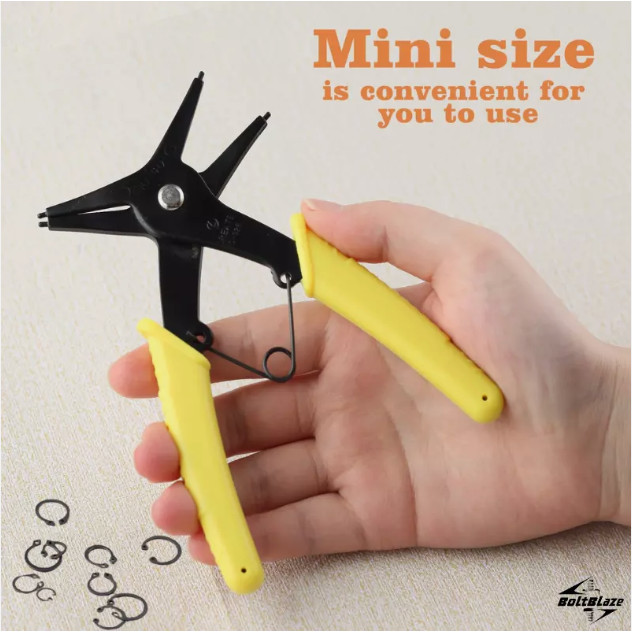10-40mm Dual Use Snap Ring Pliers – Internal & External Retaining Rings Tool