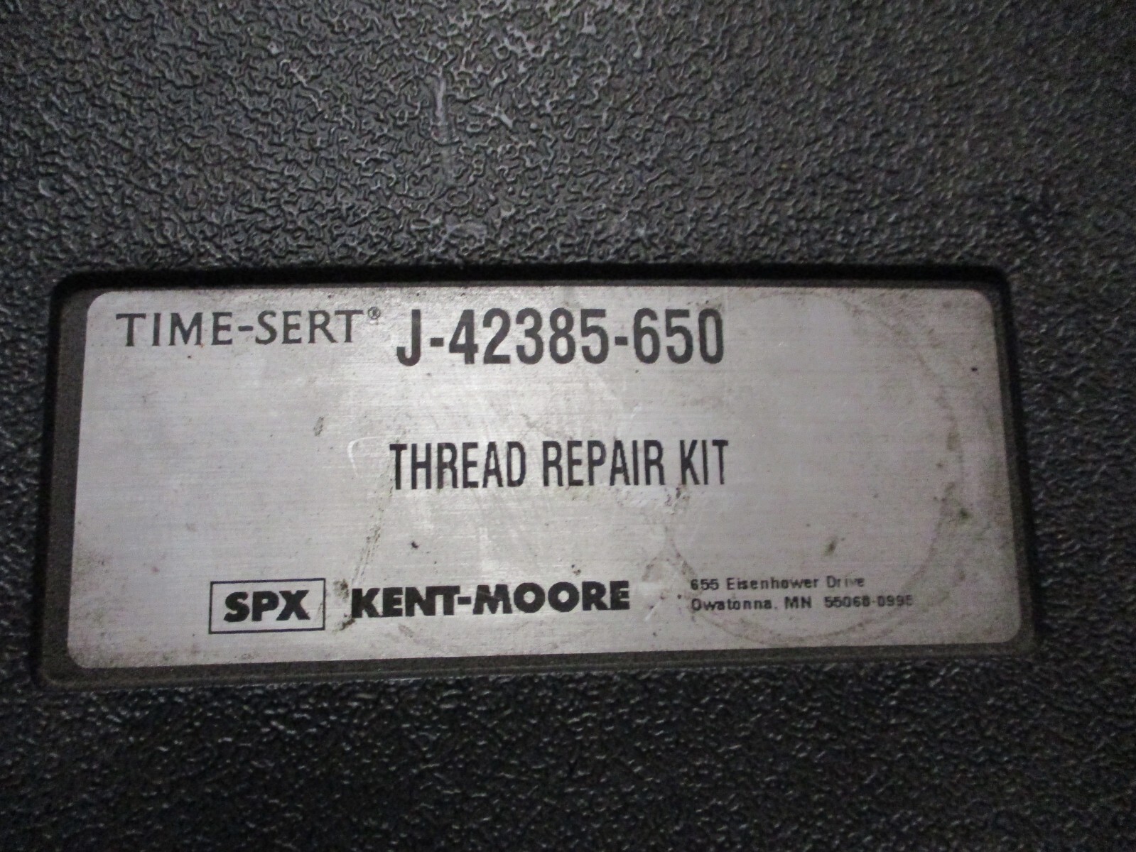 KENT MOORE J-42385-650 TIME-SERT THREAD REPAIR KIT 3.5L LX5 ENGINES (INCOMPLETE)
