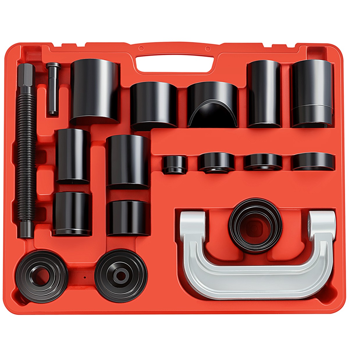 21Pcs Ball Joint Master Set Service Tool Kit Remover Installer Adapter 2 4 WD