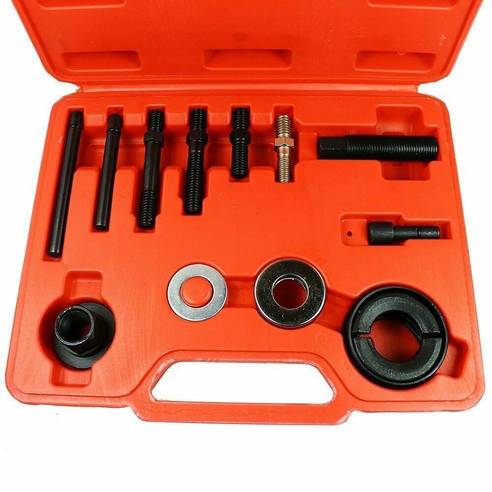 Pulley Puller and Installer Power Steering Pump Remover Alternator – 13 PCS Kit