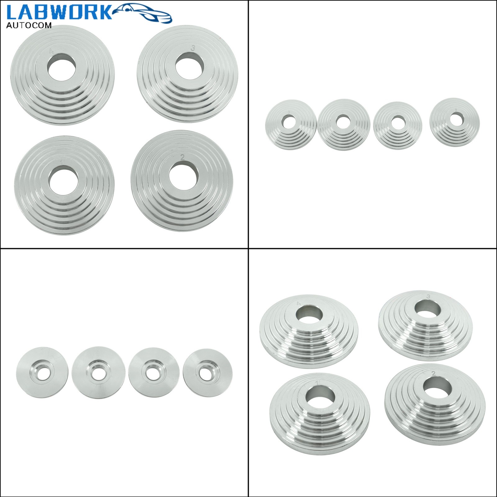 28Pc Universal Press Pull Sleeve Kit Remove Bearings Bushes Seals Garage Tool