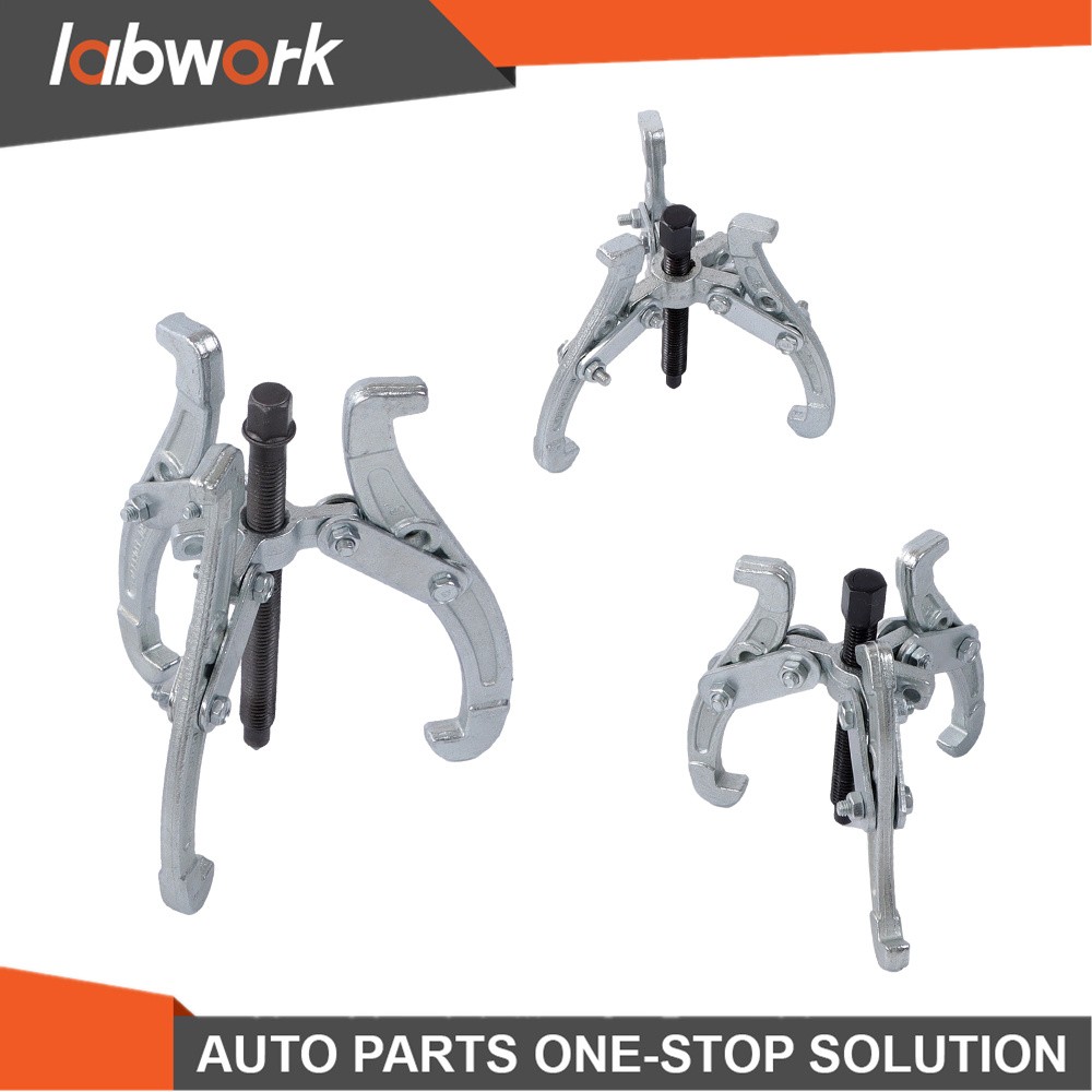 Labwork Heavy Duty 3″ 4″ 6″ Gear Puller Set 3 Jaw Car Pulley Removal Tool