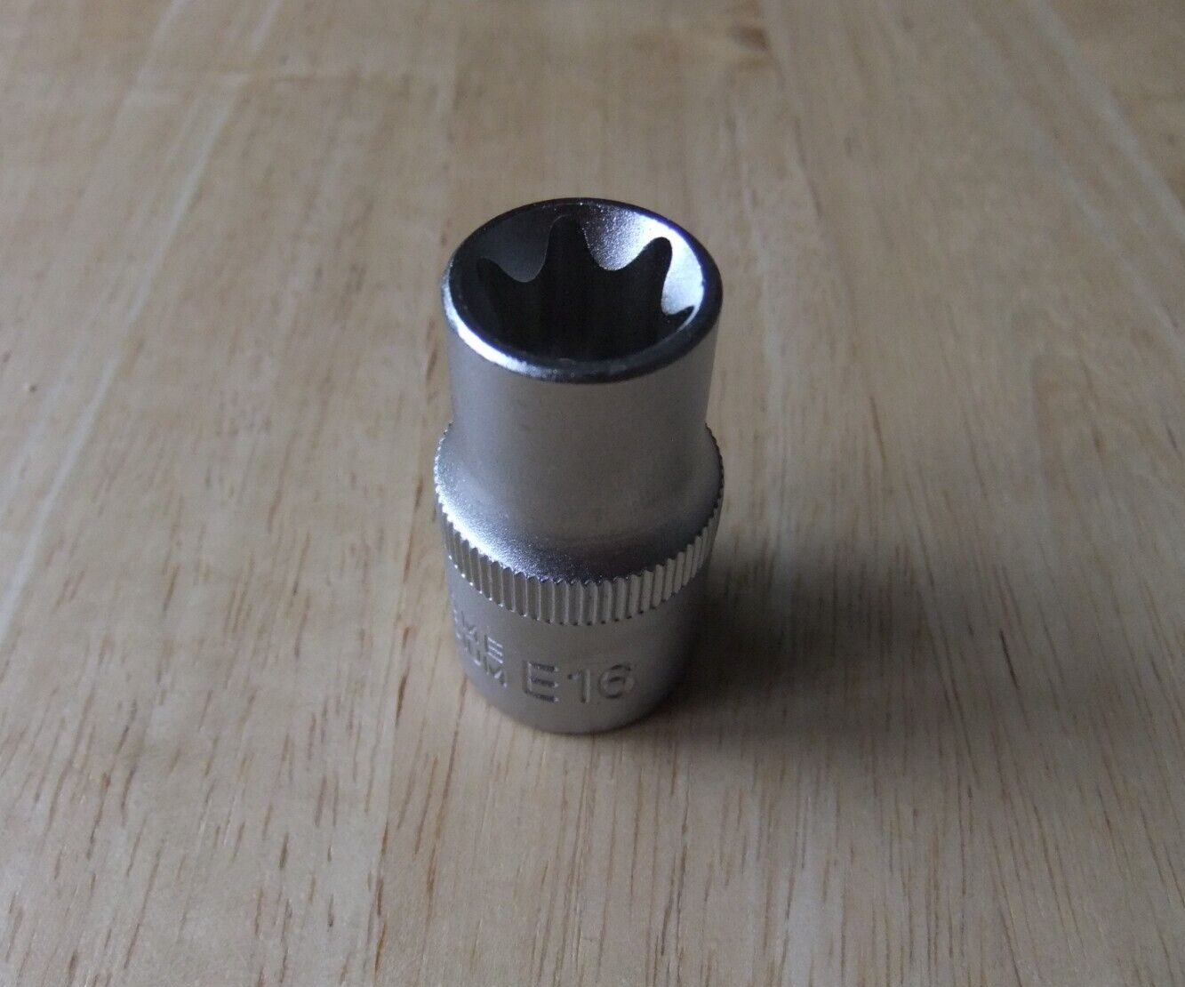 Welzh Werkzeug E16 x 1/2 Drive Chrome Vanadium External Star Socket – 38mm Long