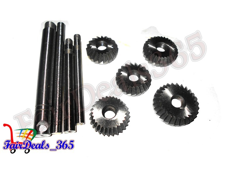 5 Pecs Valve Seat & Face Cutter Set Automotive Industrial Tool-Heavy Duty