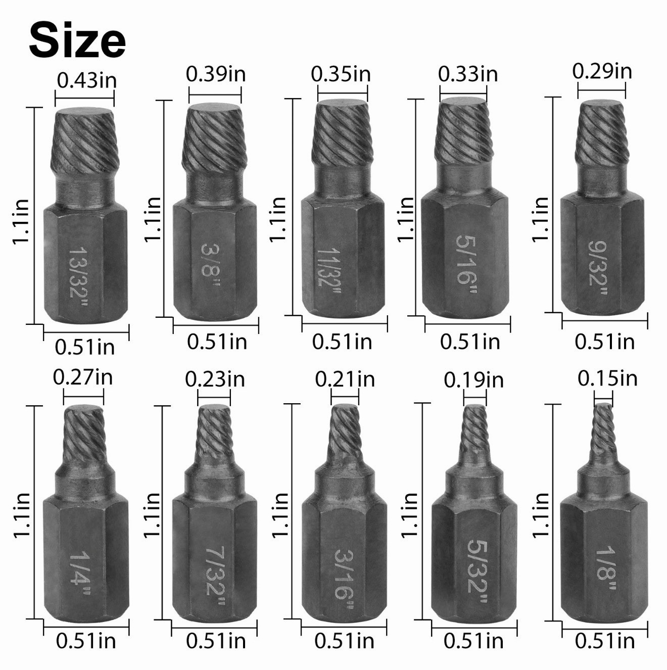 bolt extractor set