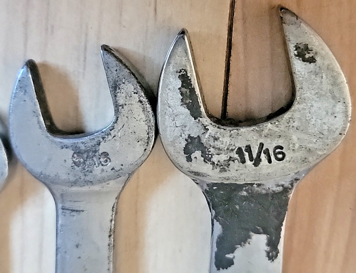Snap-On Wrenches Combination SAE OEX & OSH 7/8 3/4 11/16 9/16 1/12 7/16 3/8 READ