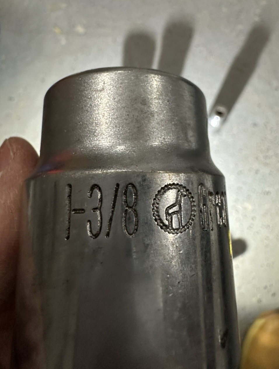 LOT of 7 Sockets Metric SAE – 1-13/16″, 1-1/2”, 1-3/8”, 7/8″, 34mm, 33mm, 24mm