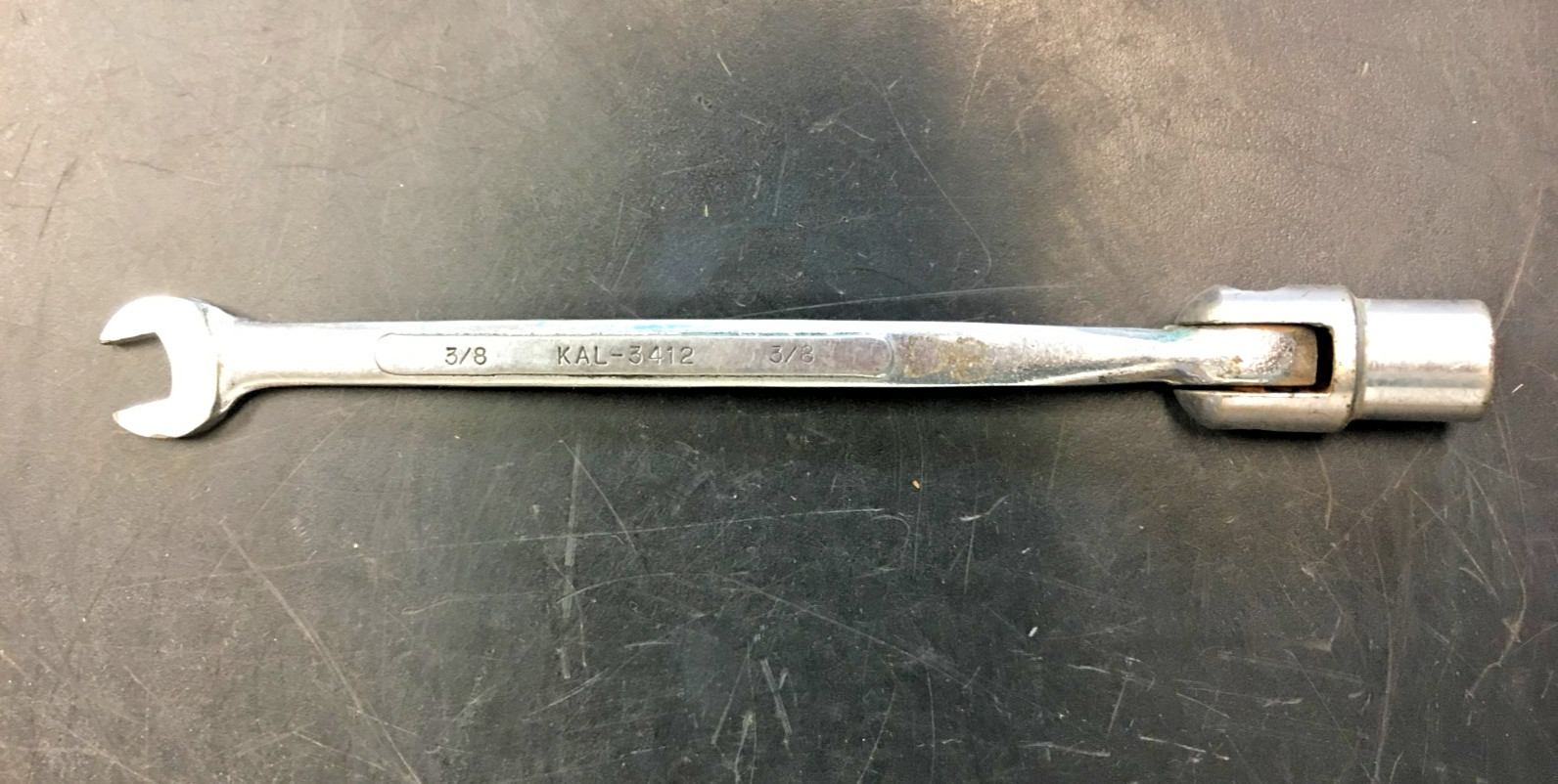 KAL-3412 3/8Flex Socket Wrench Made in Japan Chrome Vanadium Dropped Forged
