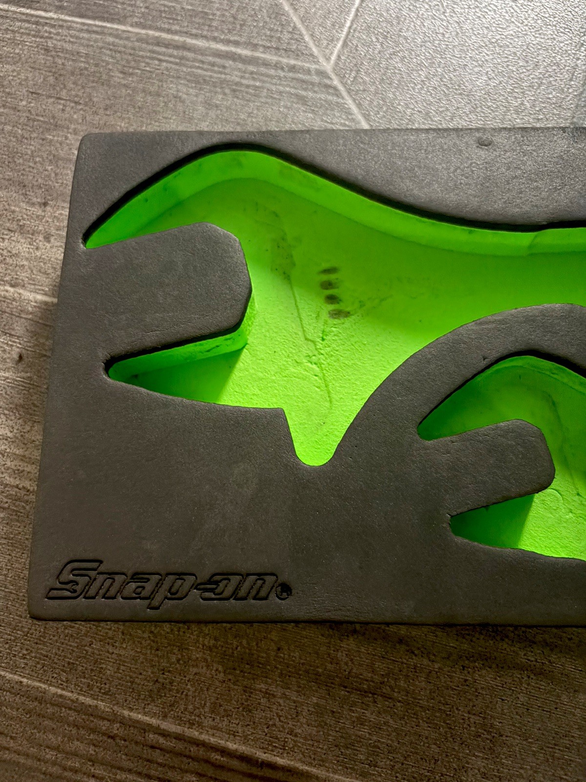 Snap-on Green Foam Adjustable Wrench Organizer. New, open box.