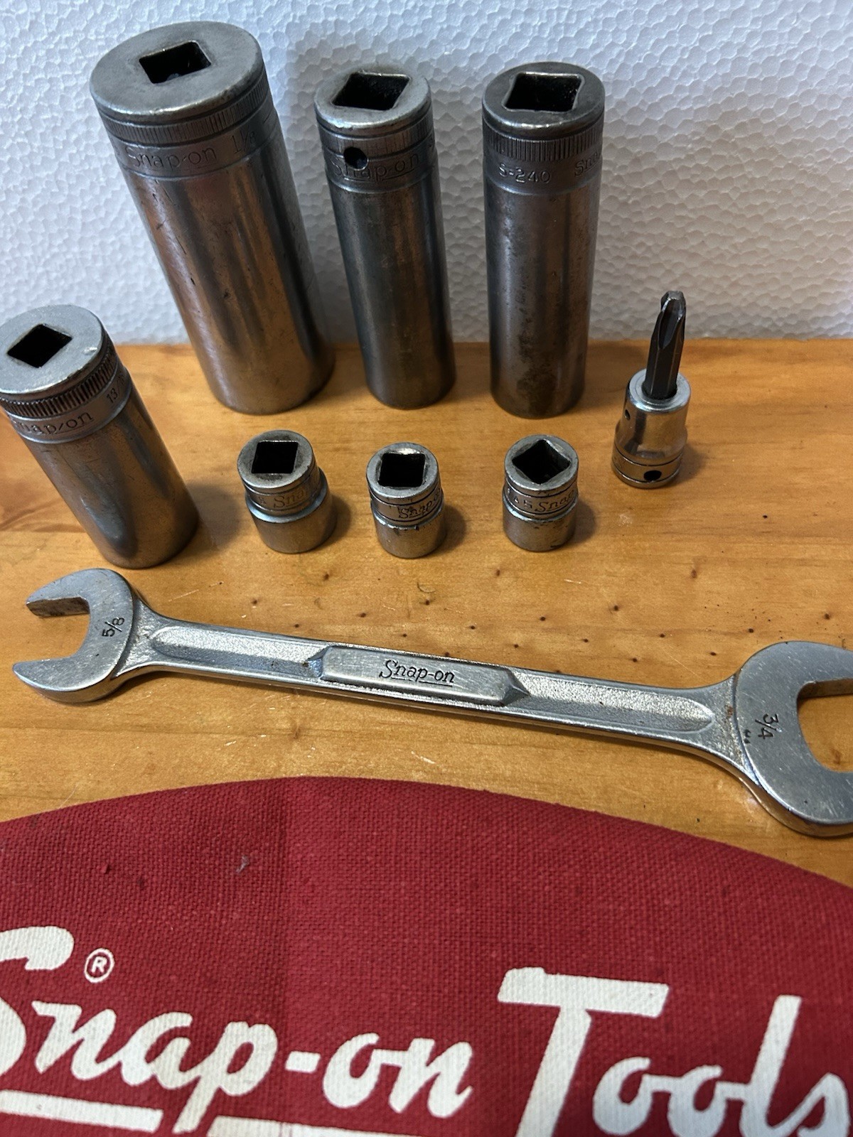 Mixed Lot Vintage Snap on Tools 1/4″ Drive SAE Sockets Specialty Breaker Bar