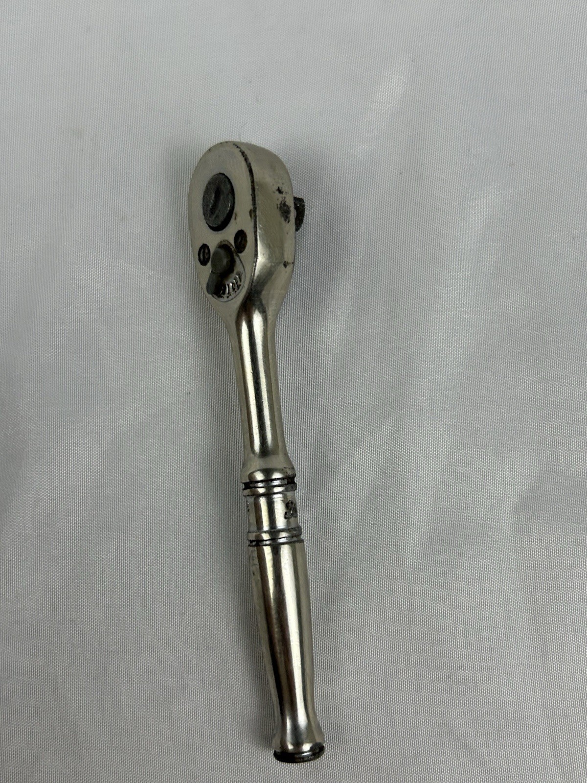 Snap On Tools USA TM70B 1/4” Drive Standard Handle Chrome Ratchet 4.5” Long