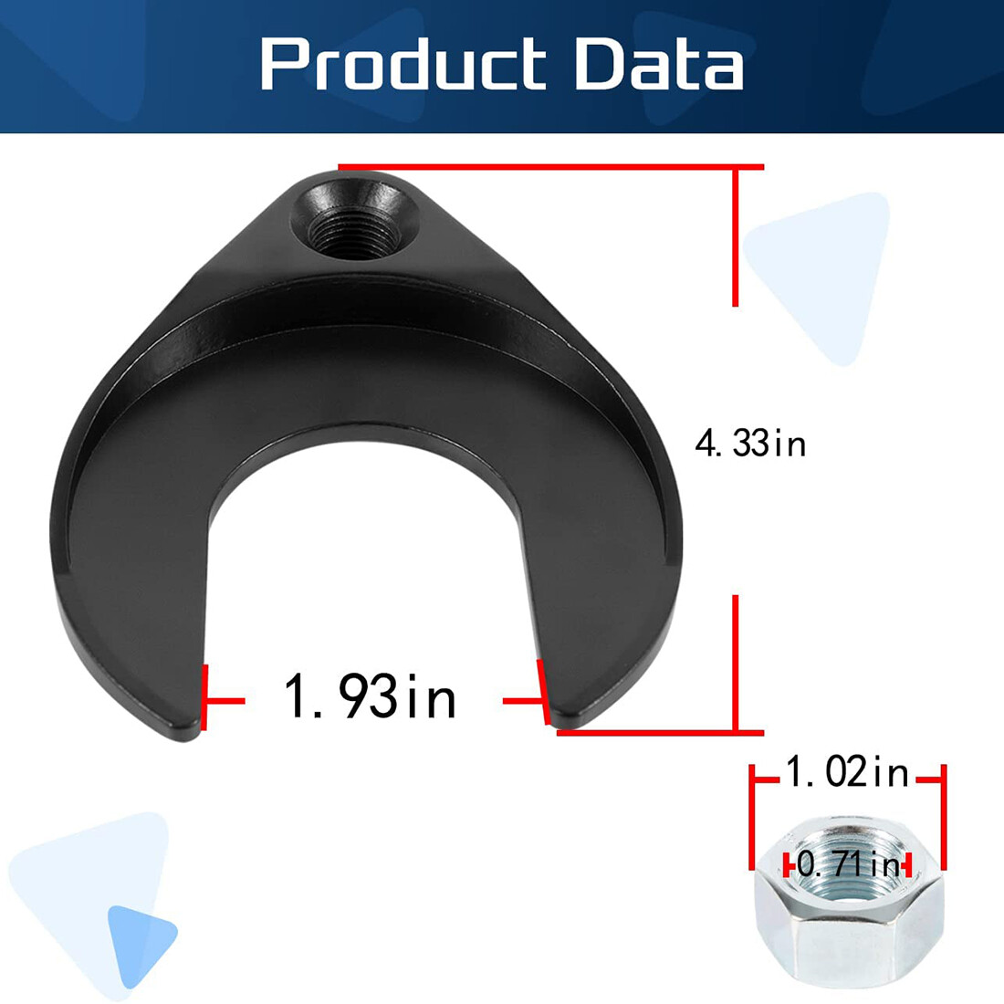 New Joint Puller Slide Hammer Adapter Front Wheel Drive Axle Removal Tool