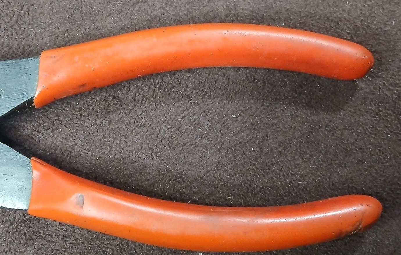 Vintage SNAP-ON 46CP Slip Joint Pliers Red Grips, 6.5″, Made In The U.S.A.