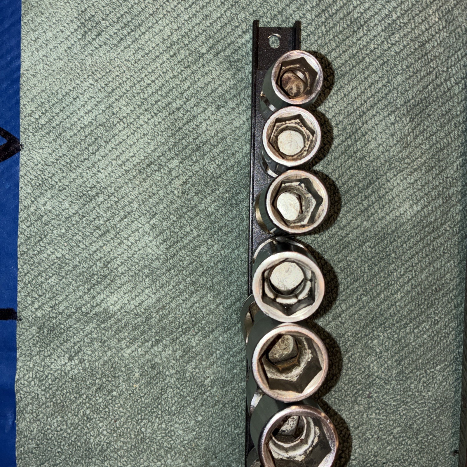 Snap-On 1/2″dr 6pc 6pt Swivel Sockets 9/16-7/8” SU-18, 20, 22, 24, 26, 28