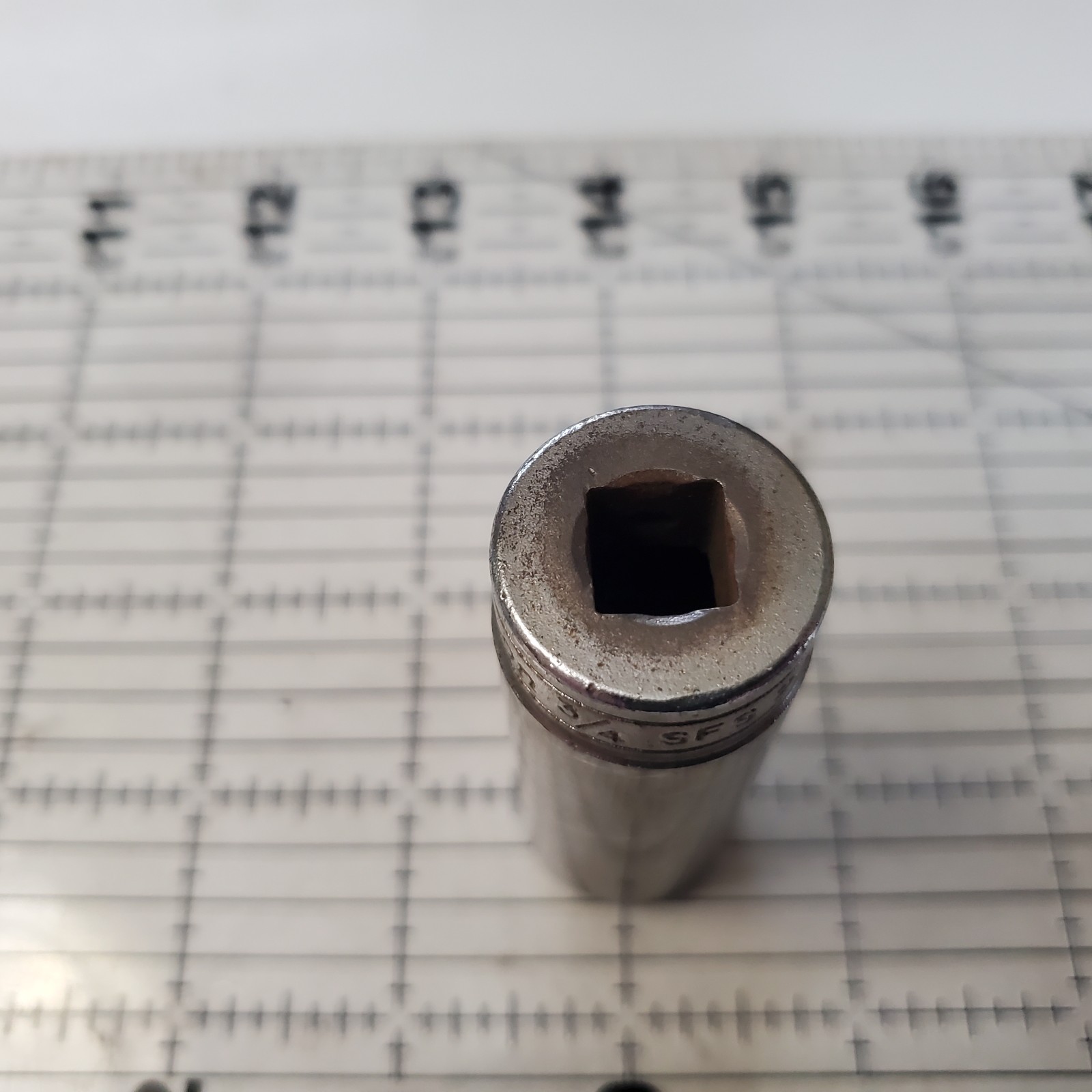SNAP-ON TOOLS 3/8″ DRIVE 3/4″ DEEP 6 POINT SOCKET – MADE IN USA – SAE – SFS241