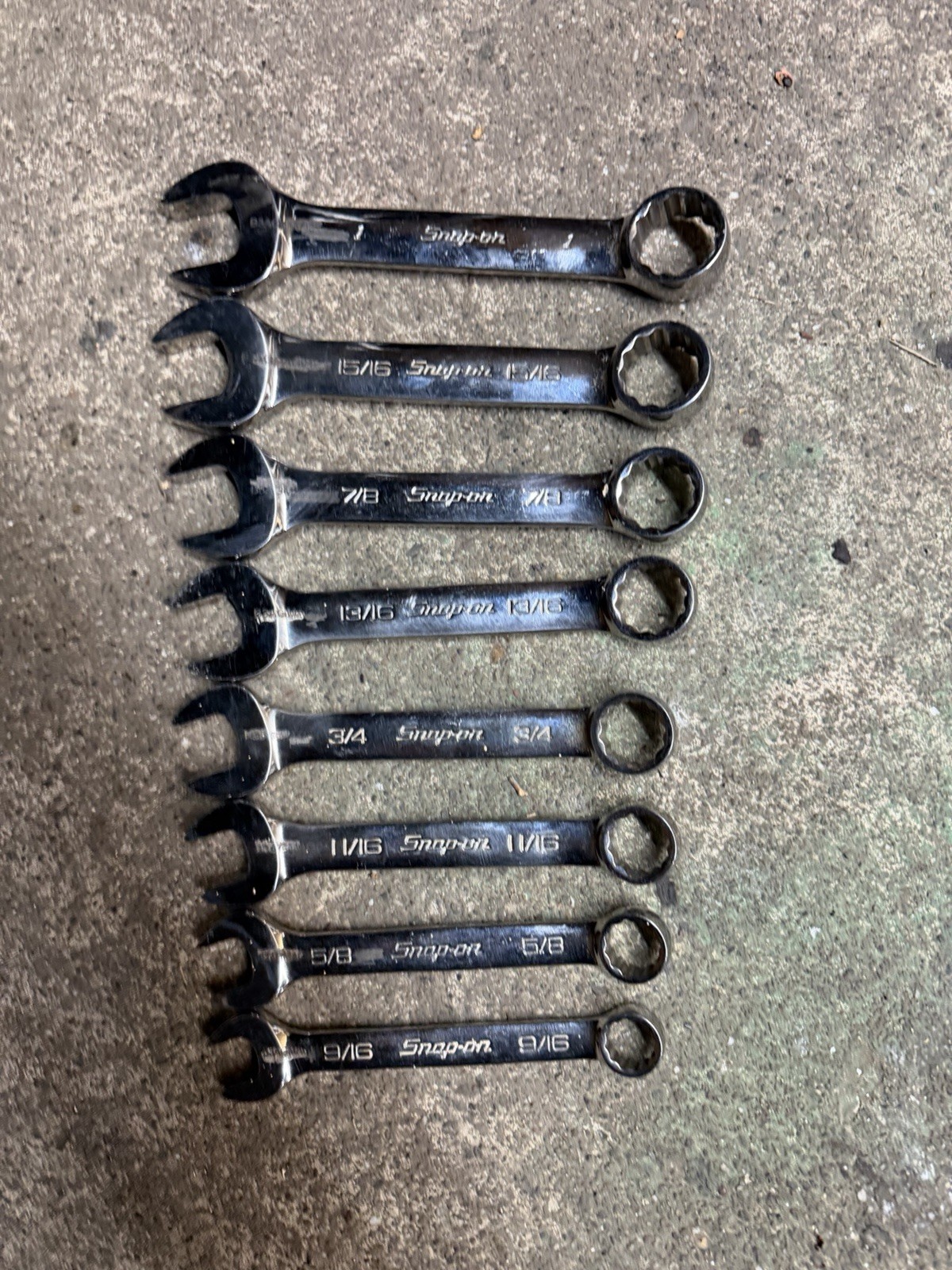 Snap On Set De 8pc OEX B 9/16-5/8-11/16-3/4-13/16-7/8-15/16-1”