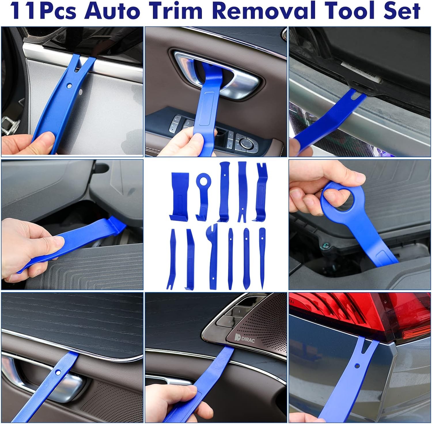 Trim Removal Tool Set, Pry Bar Tool, Door Trim Panel Removal Tool Kit